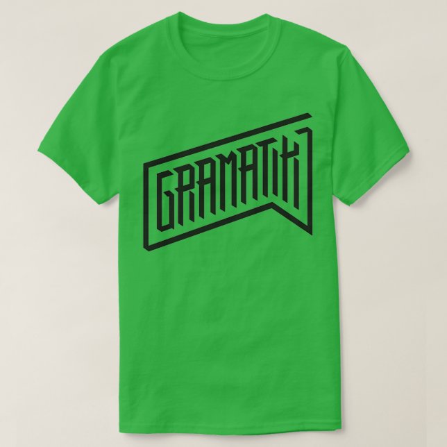 Grammatik (Logo) T-Shirt (Design vorne)
