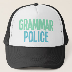 Grammatik-Polizei Truckerkappe