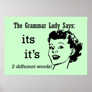 Grammatik und ihre Poster