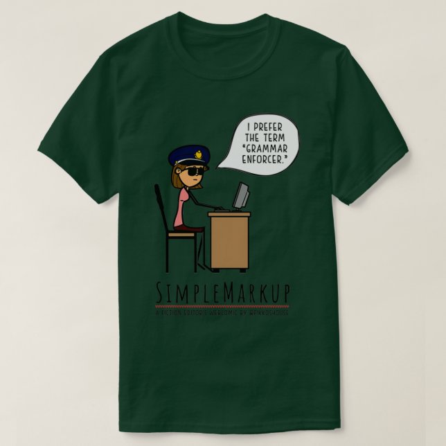 Grammatikpolizei 2 T-Shirt (Design vorne)