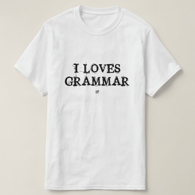 Grammatikwitz T-Shirt (Design vorne)