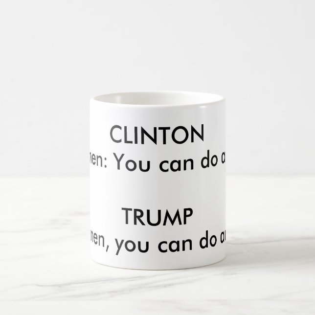 "GRAMMATISCHER UNTERSCHIED ZWISCHEN CLINTON UND TASSE (Mittel)
