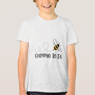 Grammie als Niedliche Bienenfamilie Tri-Blend Shirt
