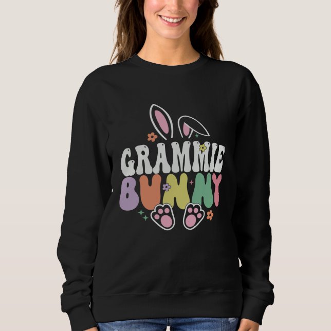 Grammie Bunny Easter Day Rabbit Grandma Family Mat Sweatshirt (Vorderseite)