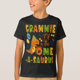 Grammie des One-a-saurus 1. Geburtstag Dinosaurier T-Shirt