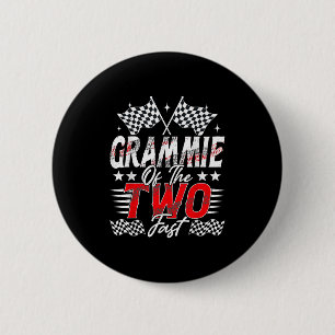 Grammie des zwei schnellen Zweiten Geburtstagsrenn Button