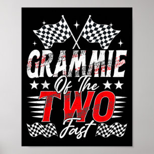 Grammie des zwei schnellen Zweiten Geburtstagsrenn Poster