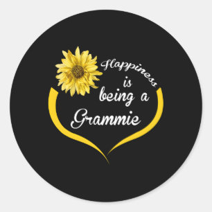 Grammie Hapess ist Grammie Runder Aufkleber