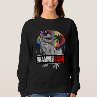 Grammiesaurus Rex Dinosaur Grammie Saurus Familie  Sweatshirt