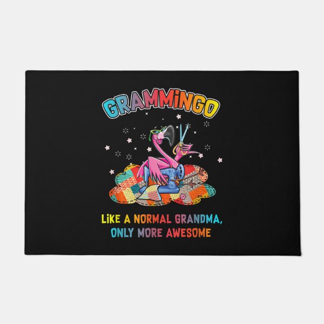 Grammingo Like A Normal Grandma Quilting Fußmatte (Vorderseite)