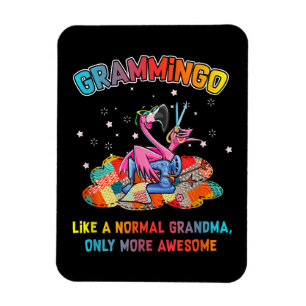 Grammingo Like A Normal Grandma Quilting Magnet