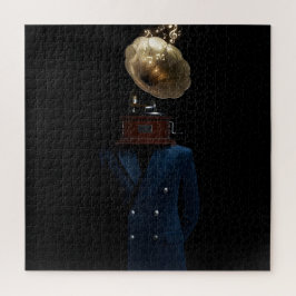 Grammofon-Kopf Gentleman Puzzle