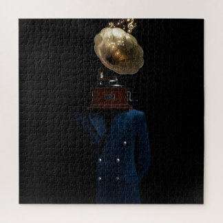 Grammofon-Kopf Gentleman Puzzle