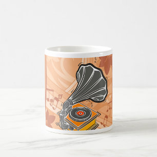Grammophon Kaffeetasse
