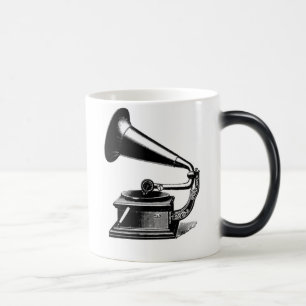 Grammophon-Tasse Verwandlungstasse