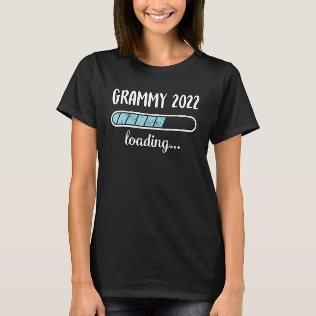 Grammy 2022 Ladenfamilie Spaß Trendy Po T-Shirt (Vorderseite)