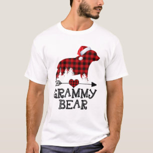 Grammy Bear Christmas Pajama Red Kariert Buffalo F T-Shirt