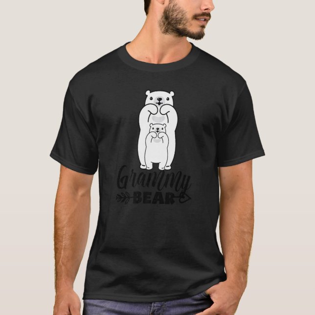 Grammy Bear Proud Grammy Matching Family T-Shirt (Vorderseite)