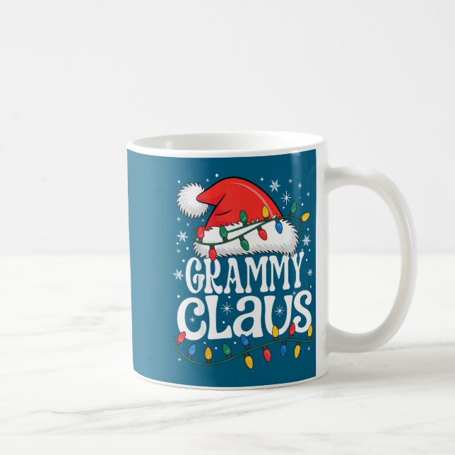 Grammy Claus Funny Xmas Christmas Grandma Holiday  Kaffeetasse (Rechts)