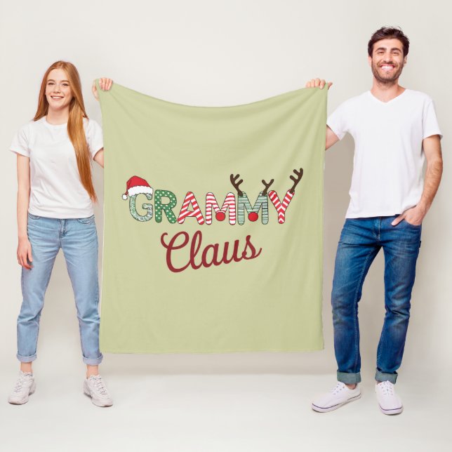 Grammy Claus Weihnachten Grandma Geschenk Xmas Fleecedecke (Beispiel)