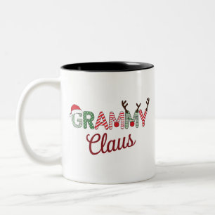 Grammy Claus Weihnachten Grandma Geschenk Xmas Zweifarbige Tasse