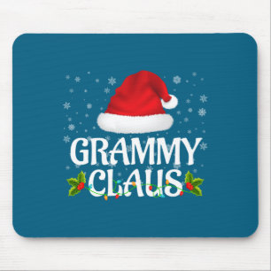 Grammy Claus Weihnachtslichter Santa Pyjama Famili Mousepad