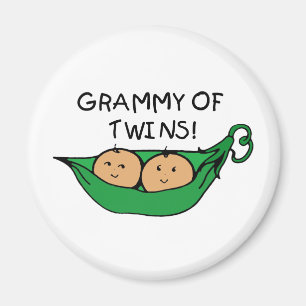 Grammy der Zwillings-Hülse Magnet