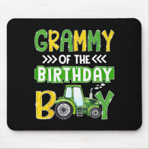 Grammy des Geburtstagsjungen Traktoren Farm Trucks Mousepad