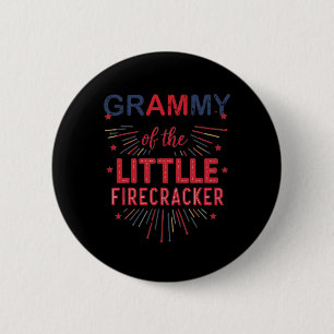 Grammy des kleinen Knallkörpers 4. Juli Geburtstag Button