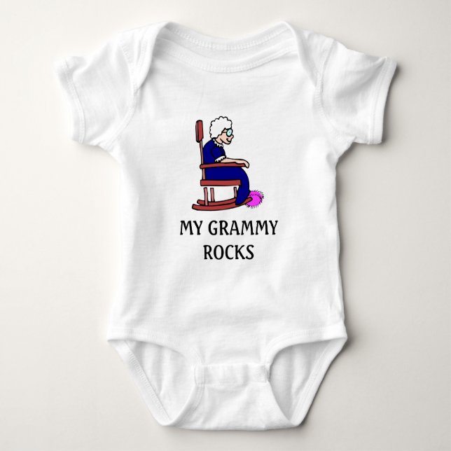 grammy Felsen, MEINE GRAMMY FELSEN Baby Strampler (Vorderseite)