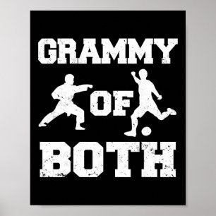Grammy für Karate Fußball Lustige Kampfsportarten  Poster