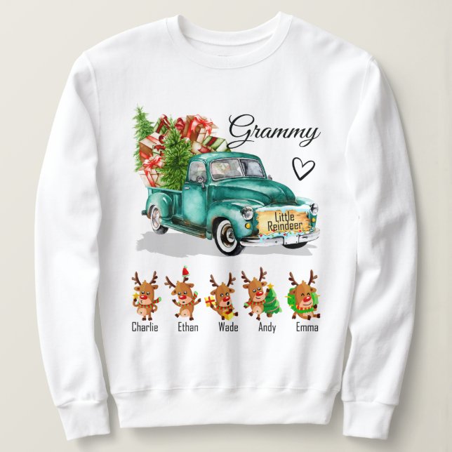 Grammy-Geschenk für Weihnachten Sweatshirt (Design vorne)