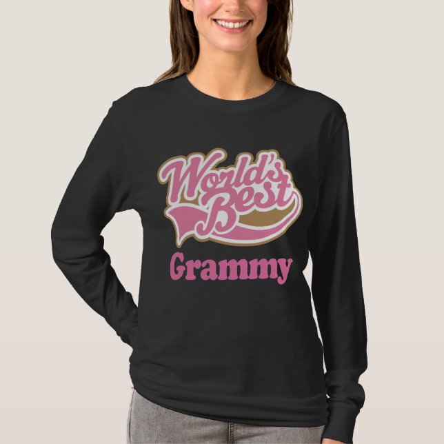 Grammy Geschenk-Rosa T-Shirt (Vorderseite)