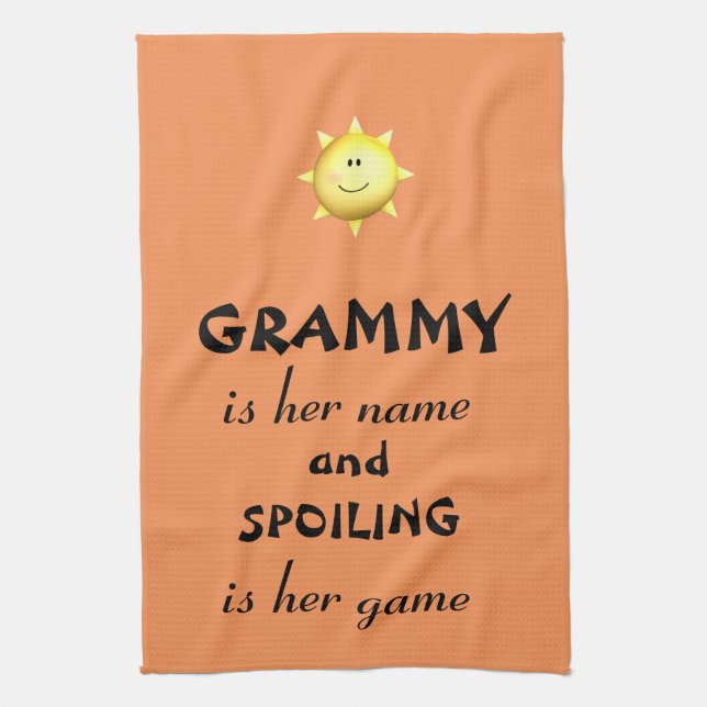 Grammy Geschirrtuch Großmuttergeschenke (Vertikal)