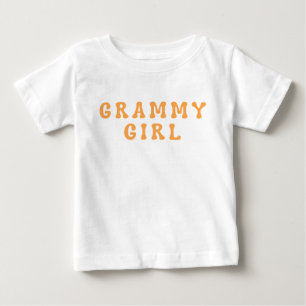 Grammy Girl Matching Oma und Großaughter Baby T-shirt