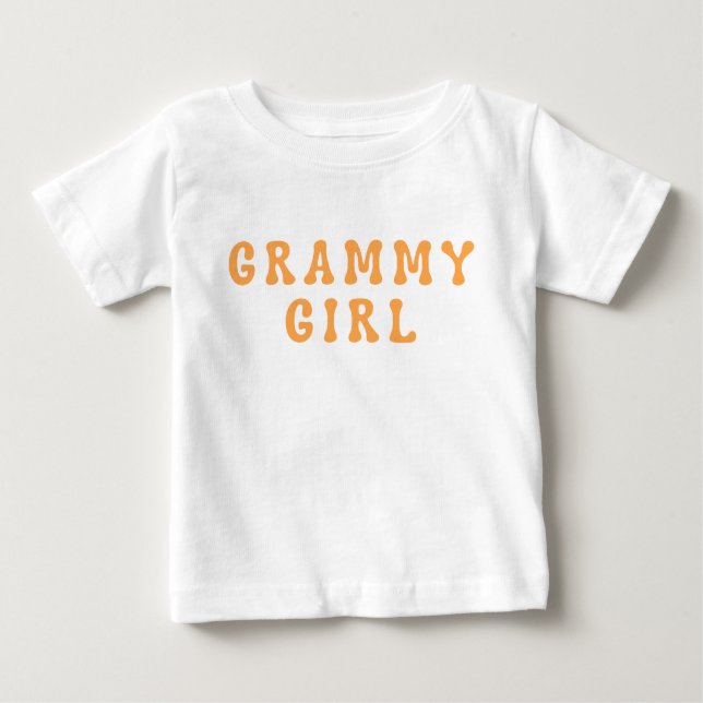 Grammy Girl Matching Oma und Großaughter Baby T-shirt (Vorderseite)