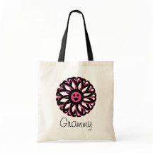 Grammy Hübsche Blume Tote Bag