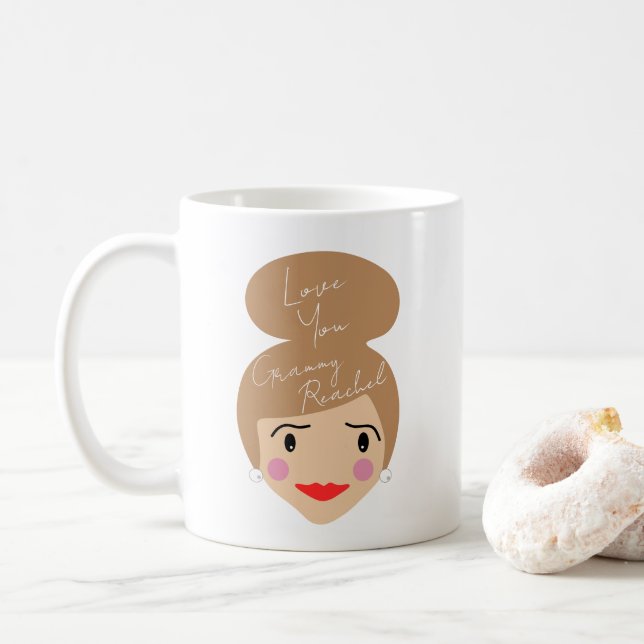 Grammy I Liebe Sie individuell Kaffeetasse (Mit Donut)