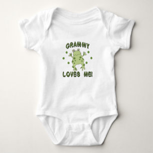 Grammy Lieben Me Frog Baby Strampler