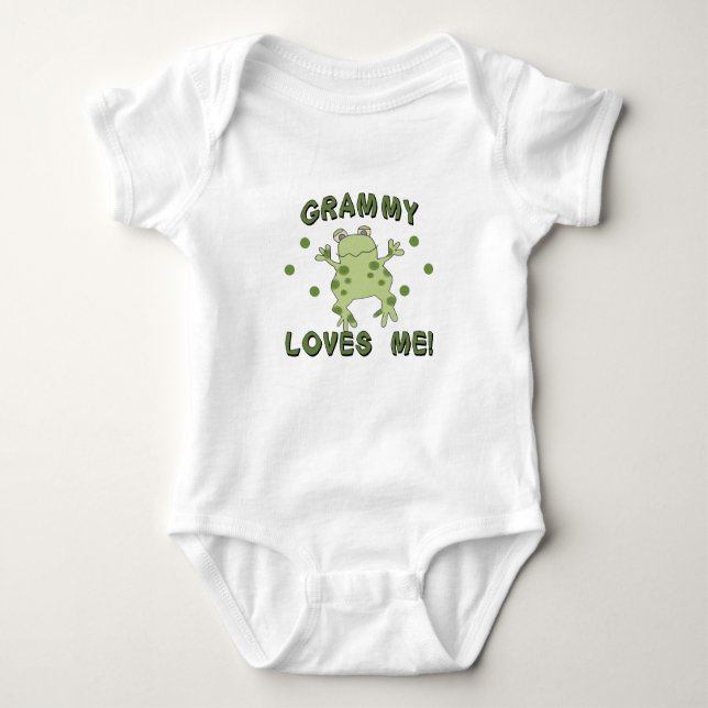 Grammy Lieben Me Frog Baby Strampler (Vorderseite)