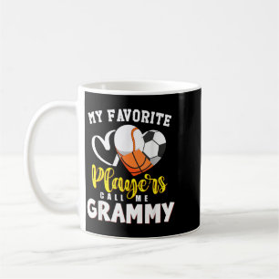 Grammy Lieblings Baseball Fußball Basball Spieler Kaffeetasse