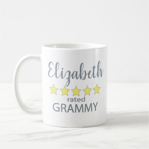 Grammy mit 5 Sternen Kaffeetasse
