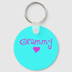 Grammy mit Herzen Schlüsselanhänger