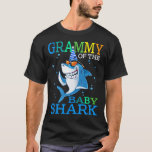 GRAMMY of the Baby Shark Birthday Brother Shark Sh T-Shirt<br><div class="desc">Birthday Shark,  Birthday Boy Shark,  Birthday Boy,  Birthday Girl Shark,  Family Matching Shark,  Shark,  GRAMMY of the Baby Shark Birthday Brother Hai Shirt</div>