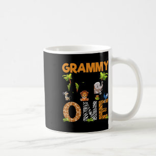 Grammy of the Birthday Wild One Safari Boy Family Kaffeetasse