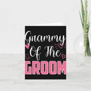 Grammy of the Groom Family Wedding Party Husband T Karte