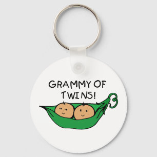 Grammy of Twins Pod Schlüsselanhänger