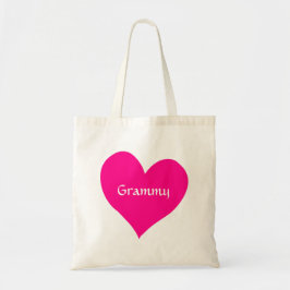 Grammy Pink Heart Tragetasche