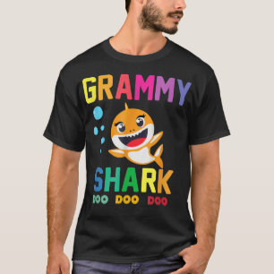 Grammy Shark Grammy Shark Lover Familienmütter Da T-Shirt