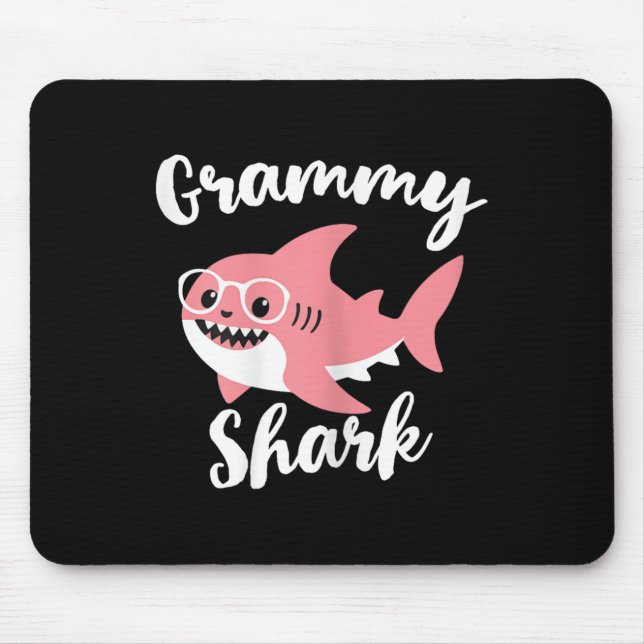 Grammy Shark Mother's Day Grandma Funny  Mousepad (Vorne)